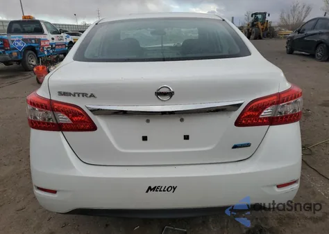 2014 Nissan Sentra S z USA, uszkodzony, nr VIN 3N1AB7AP8EL690144